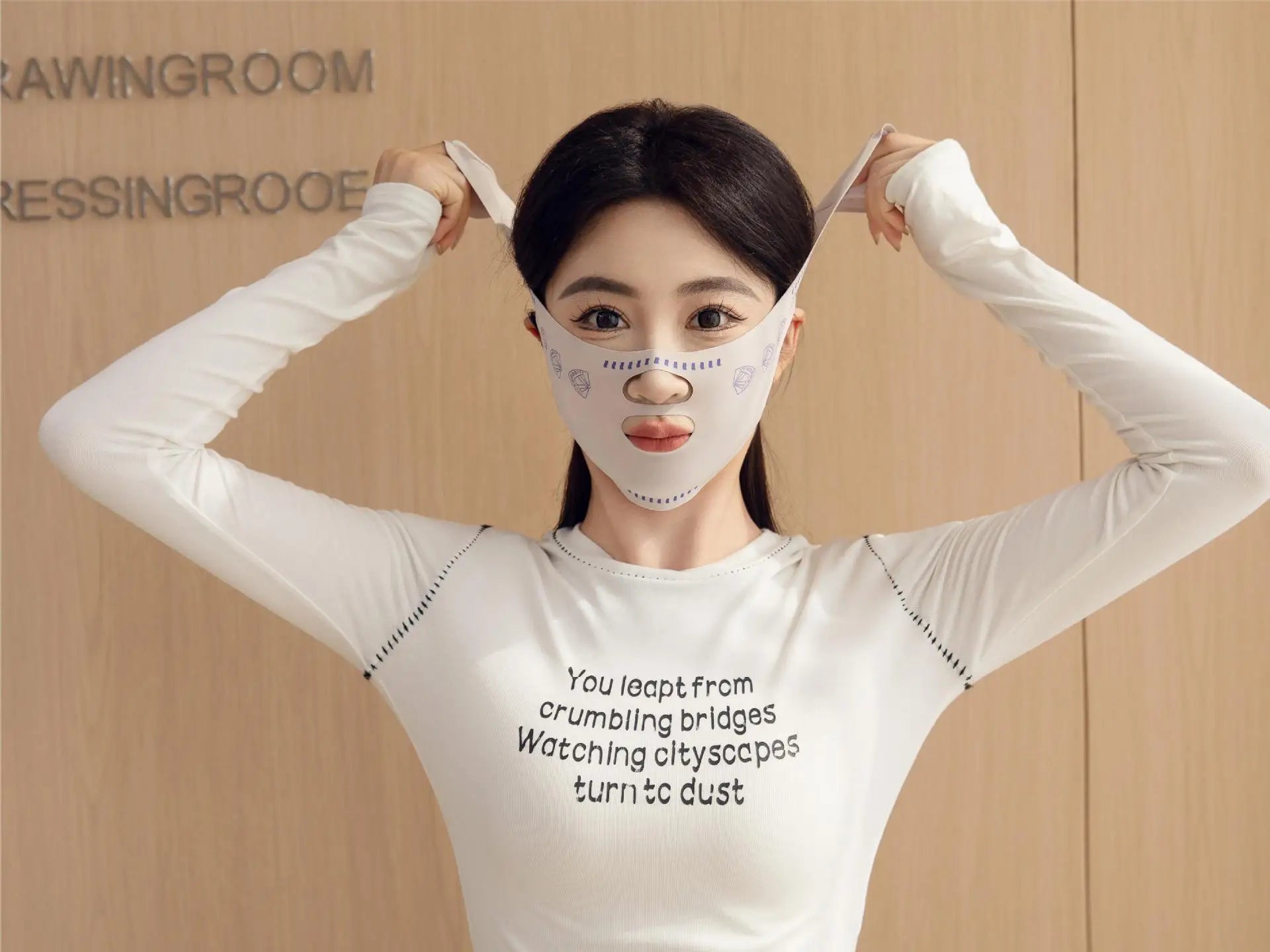 Mascarilla facial para dormir